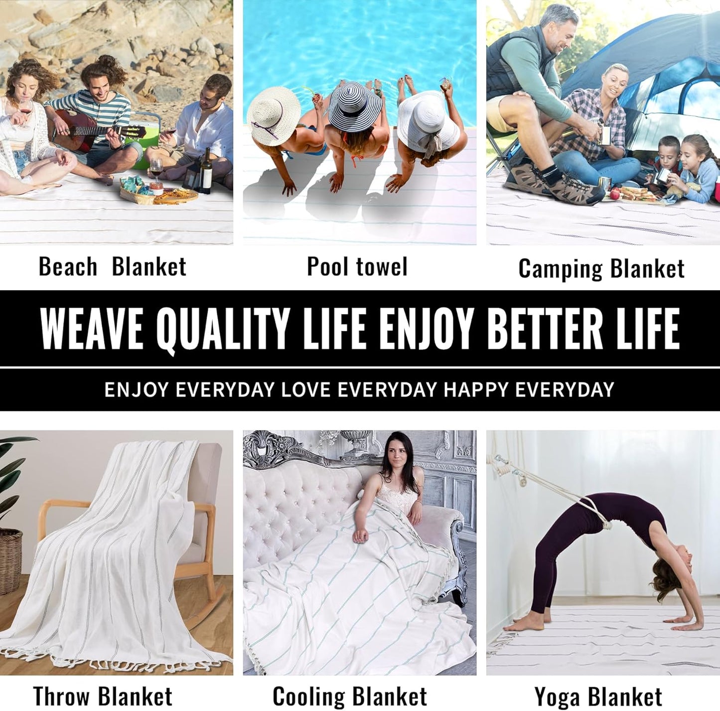 Grey Extra Large Yoga Blanket Workout Towel Meditation Supplies Throw Blanket Gymnastics Gear Sport Mat Cover Falsa Equipment Accessories Gym Essential Excise Stuff Women Cool Birthday Gift Ideal Gray