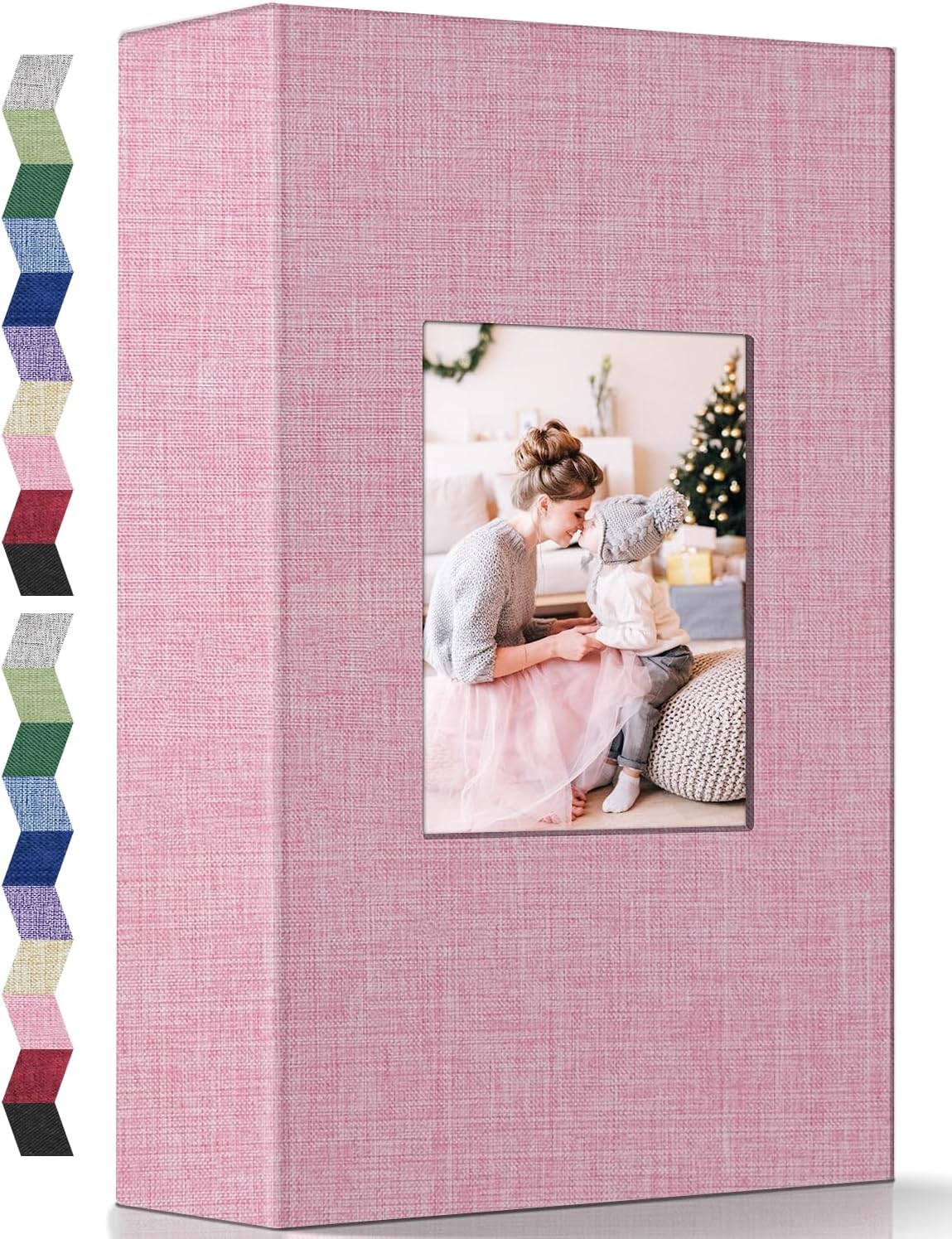 popotop Photo Album 4x6-300 Photos Linen Cover Photo Books with 300 Horizontal Pockets,Slip-in Picture Albums for Family Wedding Anniversary Baby Vacation Pictures