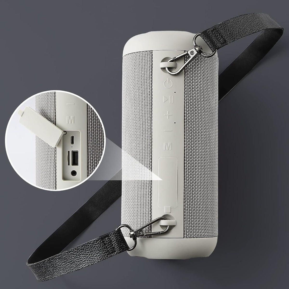 Bluetooth Speakers, 30W Portable Speaker Loud Stereo Sound, Rich Bass IP67 Waterproof, 30+ Hour Playtime, Built-in Mic, Wireless Speaker with TF, AUX, FM for Shower, Pool, Party, Travel, Outdoors
