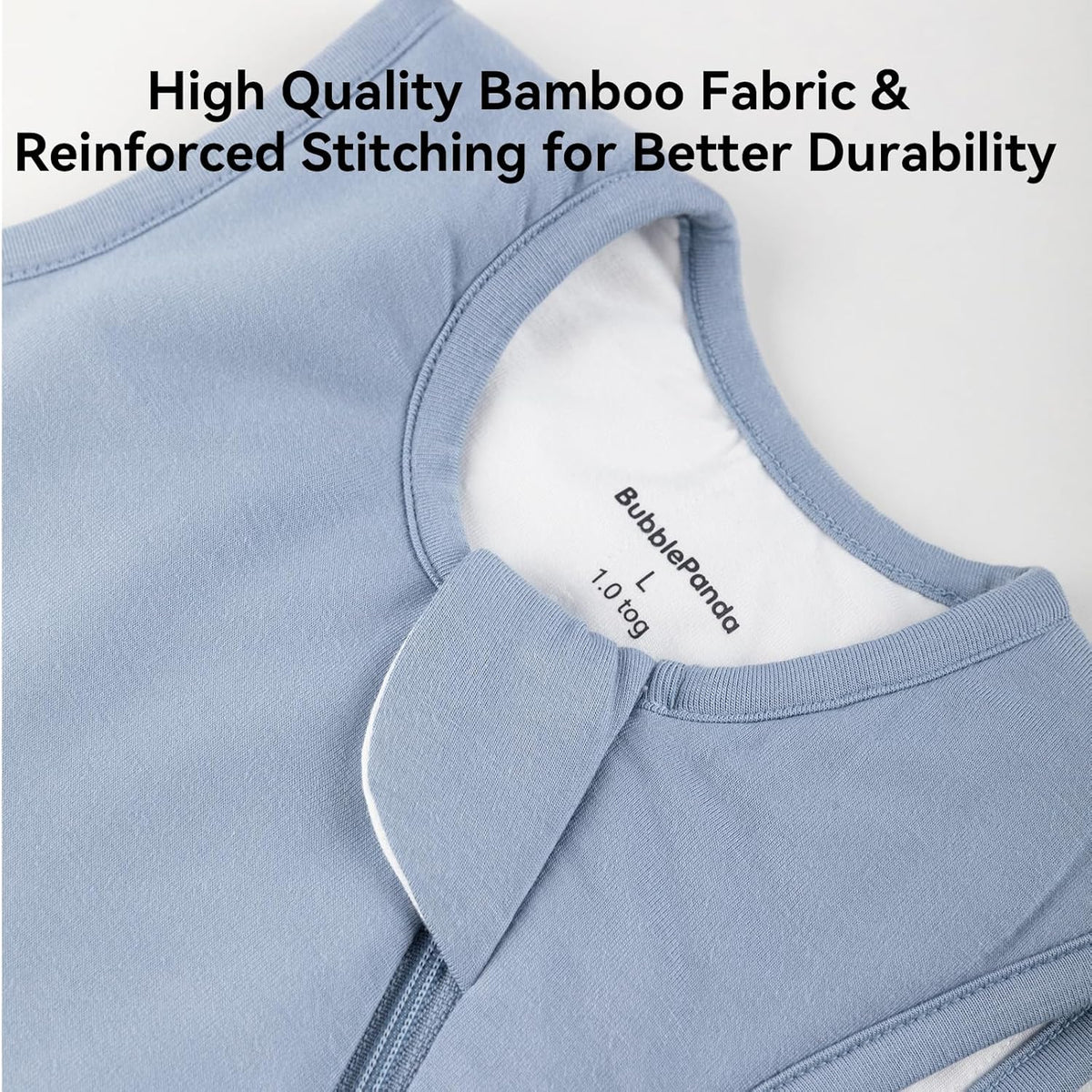 Rayon Made from Bamboo Sleep Sack 6-12 Months 1.0 Tog Ultra Soft Baby Wearable Blanket Toddler Sleeping Sack for Babies Unisex Girl Boy 2-Way Zipper Baby Sleeping Bag Breathable Lightweight Medium