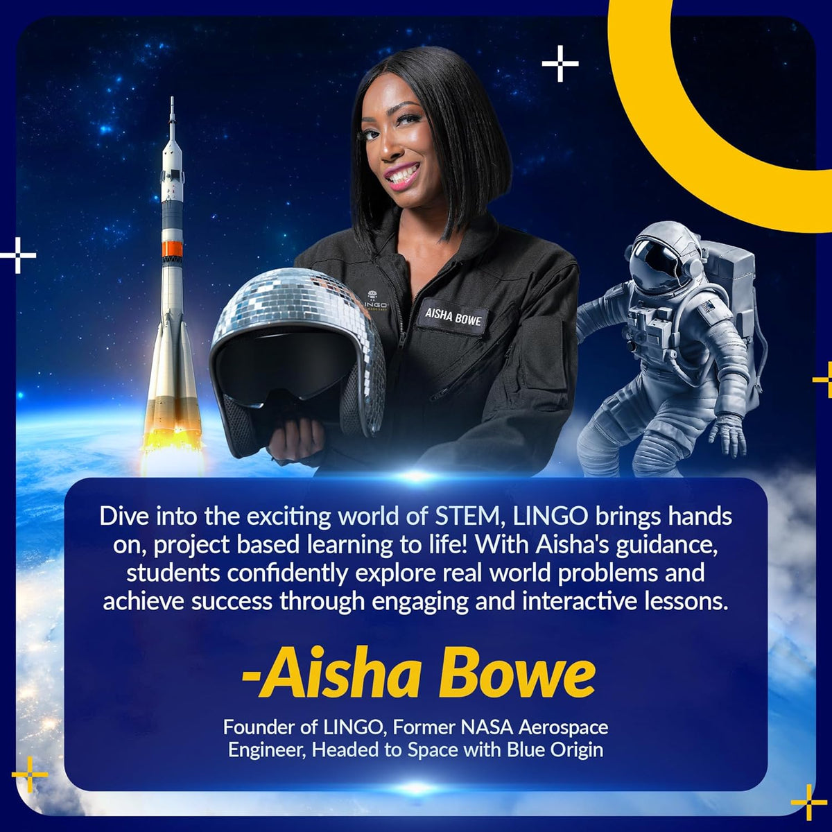 LINGO Countdown to Launch STEM Coding Kit - Build, Code & Explore Rocket Launch Concepts - Science Kits for Kids Ages 13+ Years for Birthdays & Holidays