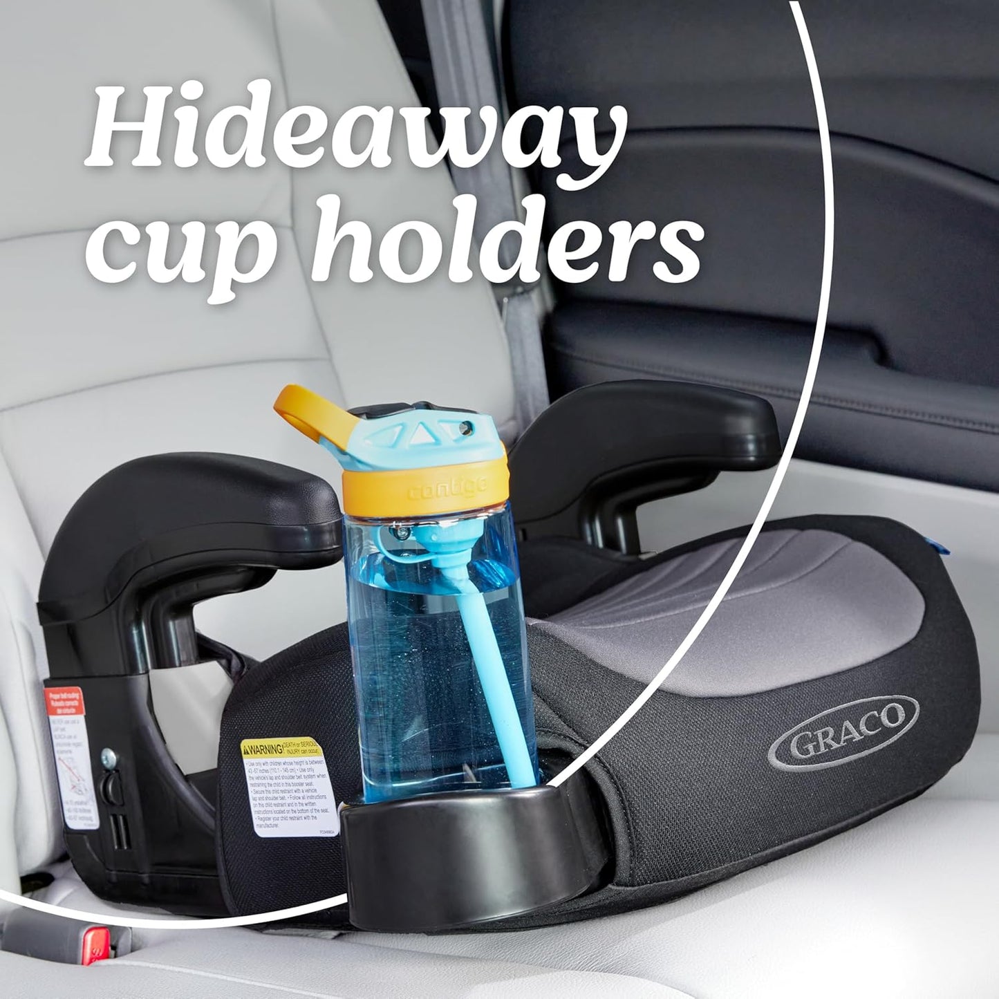 Graco TurboBooster 2.0 Backless Booster Car Seat, Denton