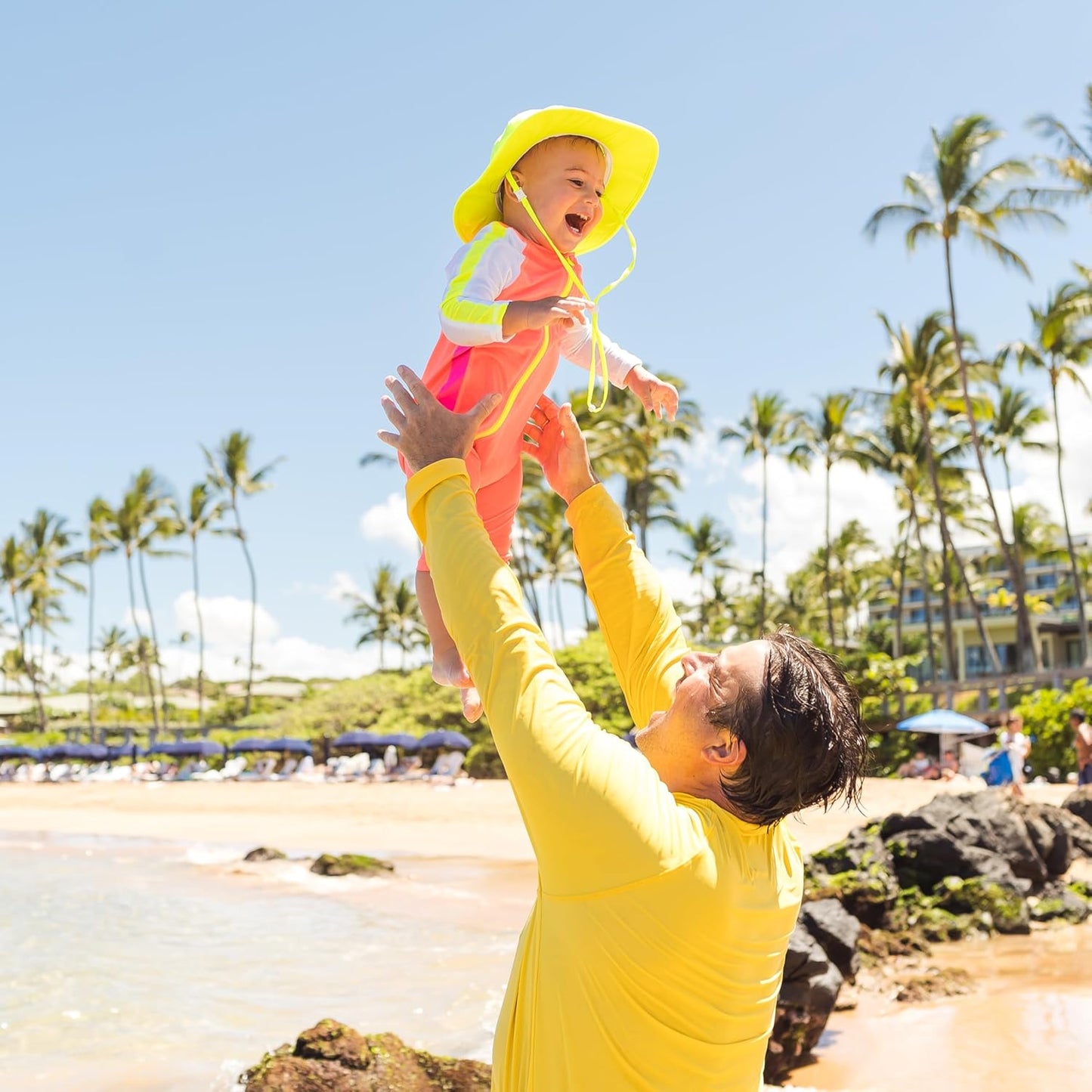 SwimZip Wide Brim Sun Hat | UPF 50+ Protection for Baby, Toddler, and Kids