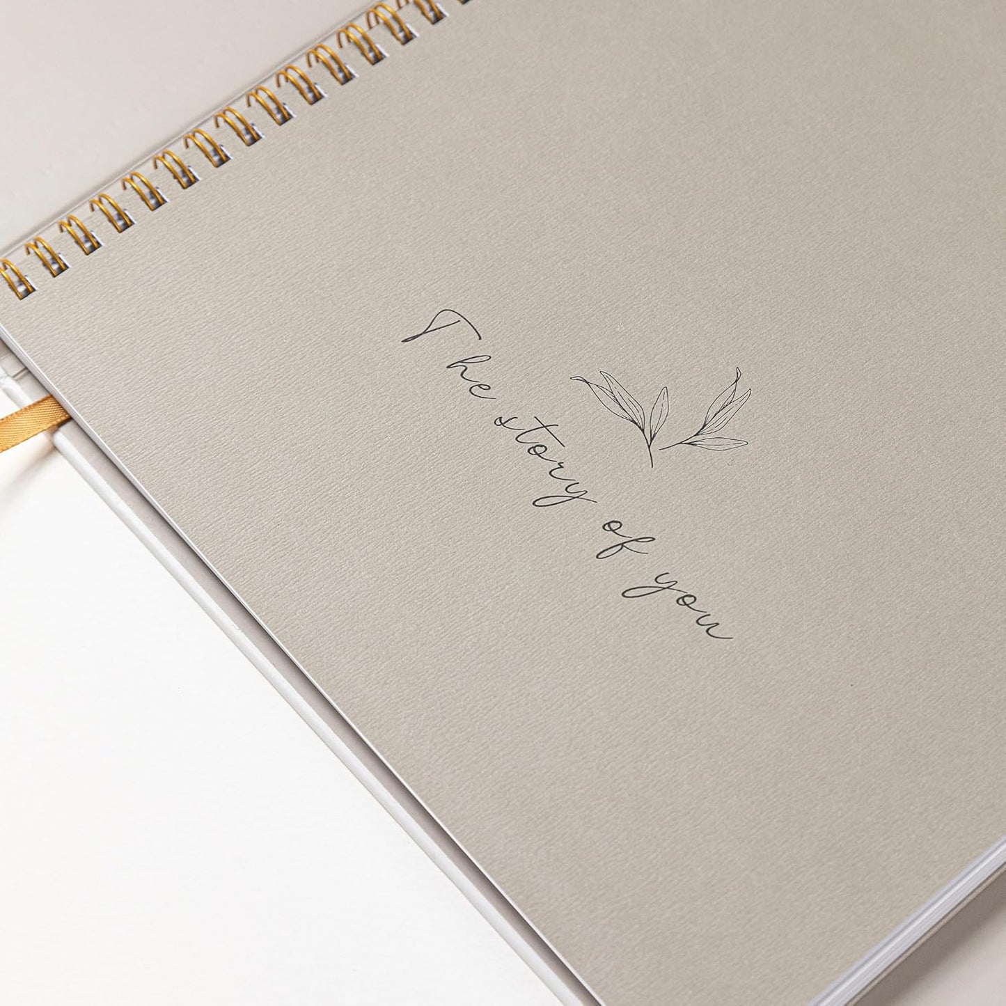 Linen Gender Neutral | Minimalist Keepsake Memory Book Photo Album for Baby Boy or Girl First 5 Years – A Milestone Book to Record Every Event from Birth to Age 5 (Linen)