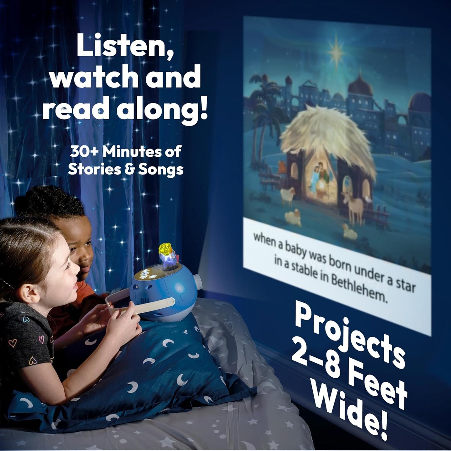Angel Figurine Cartridge – Projects 6 Bible Stories and 5 Songs, Over 30 Minutes of Audio Content | Gift and Toy for Ages 3+