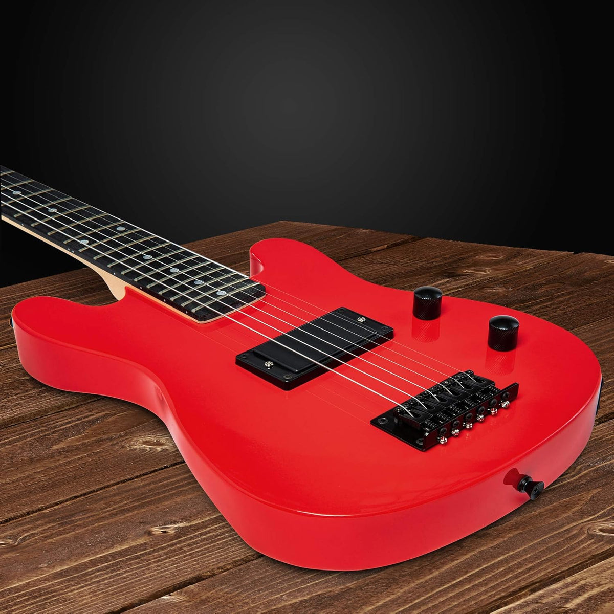 LyxPro 30 Inch Electric Guitar and Starter Kit for Kids with 3/4 Size Beginner’s Guitar, Amp, Six Strings, Two Picks, Shoulder Strap, Digital Clip On Tuner, Guitar Cable and Soft Case Gig Bag - Red