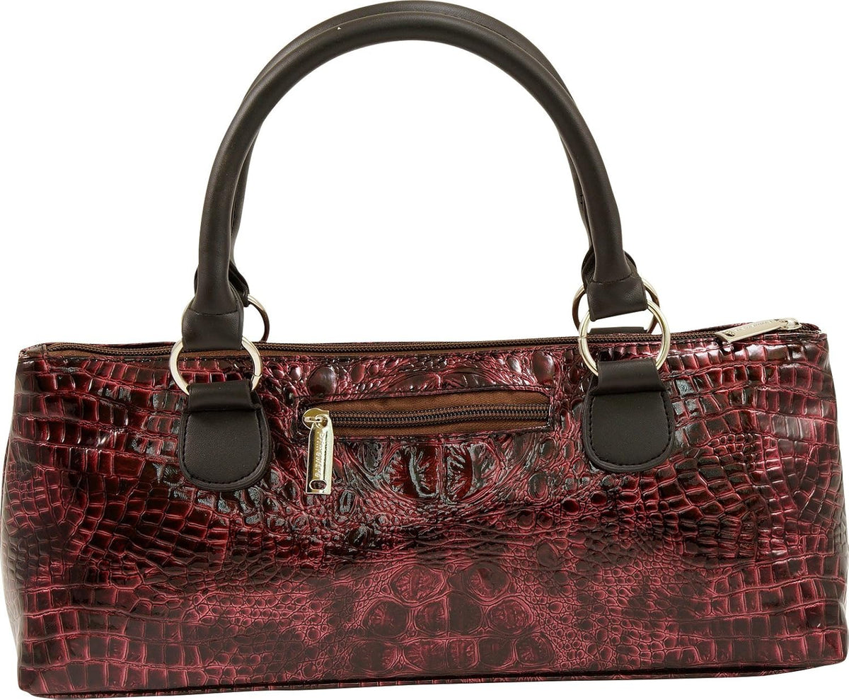 Wine Clutch Bag (Thermal Insulated) Trendy Women’s Carry Tote | Holds Red & White 750mL Bottles | Trendy Fashion | Incl. Portable Waiter-Style Corkscrew
