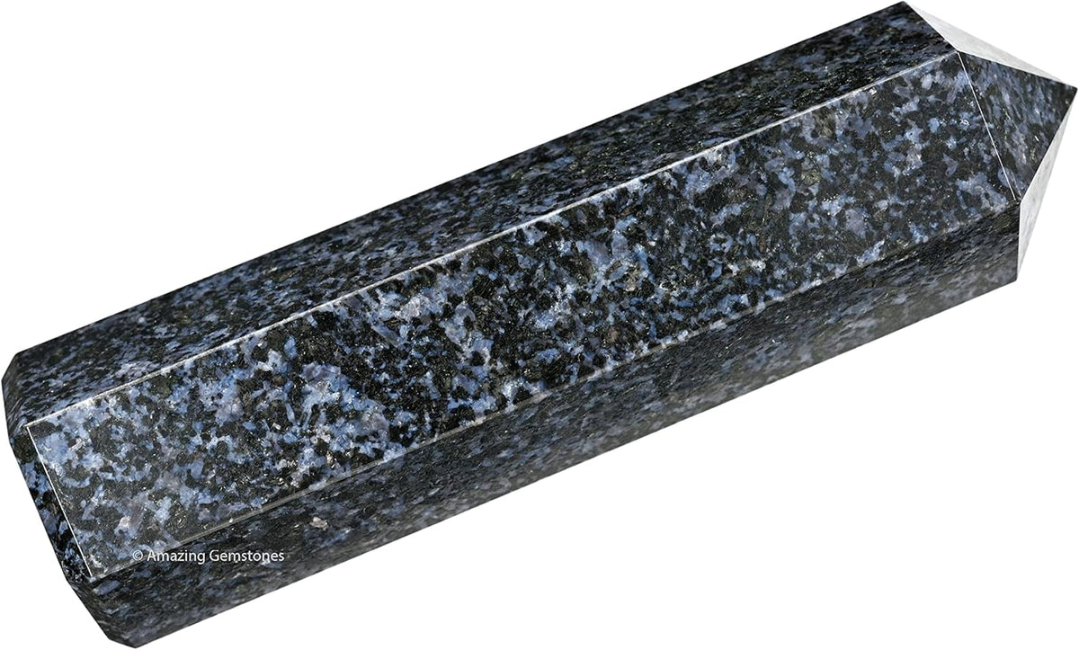Amazing Gemstone Large Indigo Gabbro Crystal Towers ~ Natural Healing Crystal Point Obelisk for Reiki Healing and Crystal Grid (5.5 to 6 INCH)