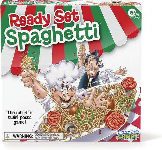 PlayMonster Ready Set Spaghetti Board Game – Kids Games, Family Game, Multi-Player, Board Games for Family Night, Preschool Toys, Hand-Eye-Coordination Game, Ages 6+