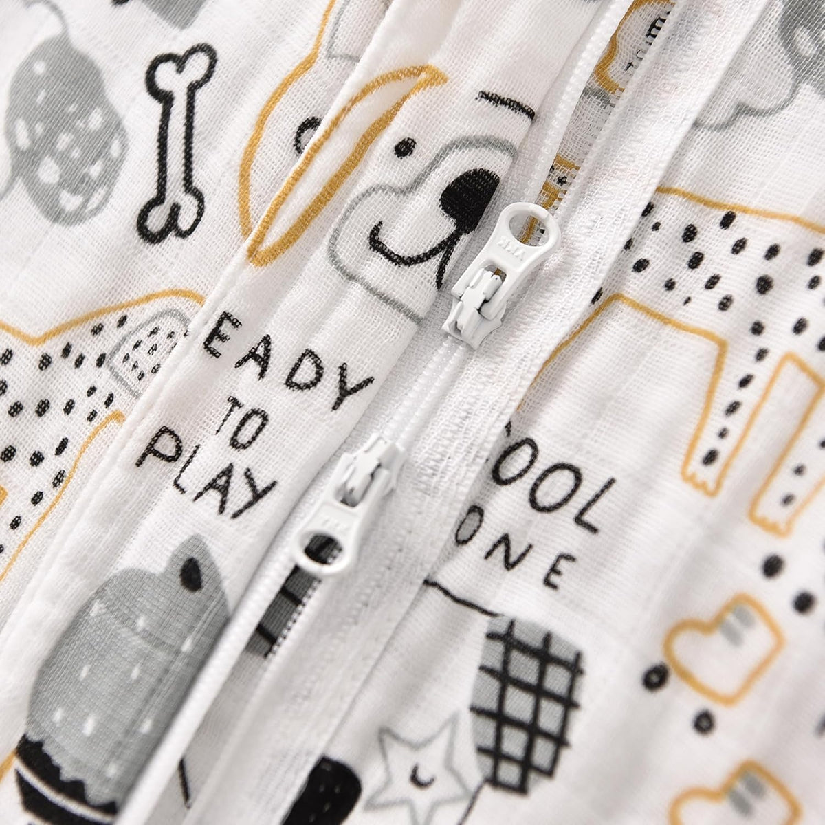 Baby Sleep Sack 2-4 T Baby Wearable Blanket 100% Organic Cotton 0.5 TOG Toddler Sleeping Sack 2- Way Zipper Soft Lightweight X-Large Pup