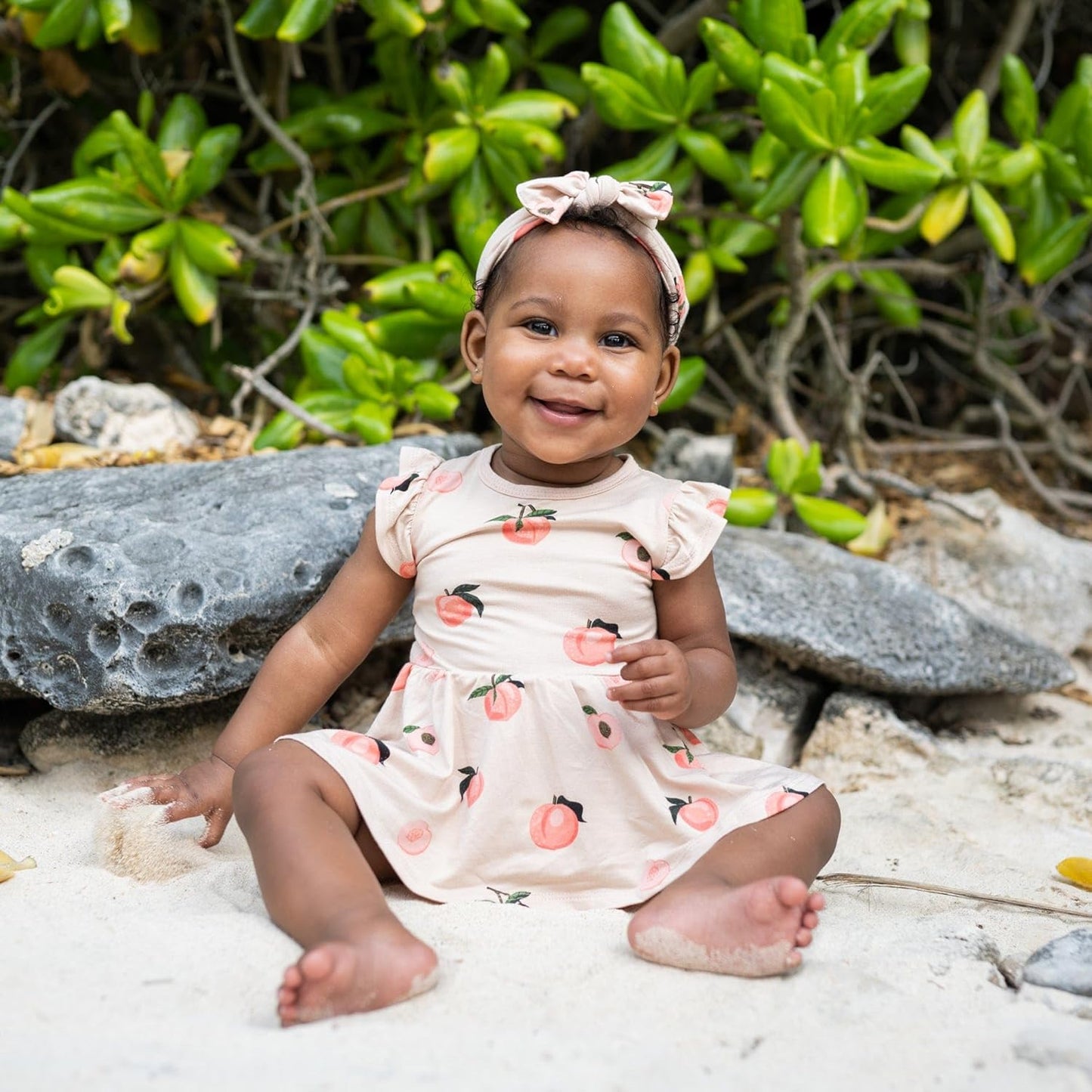 KYTE BABY Rayon Made from Bamboo Twirl Bodysuit Dress