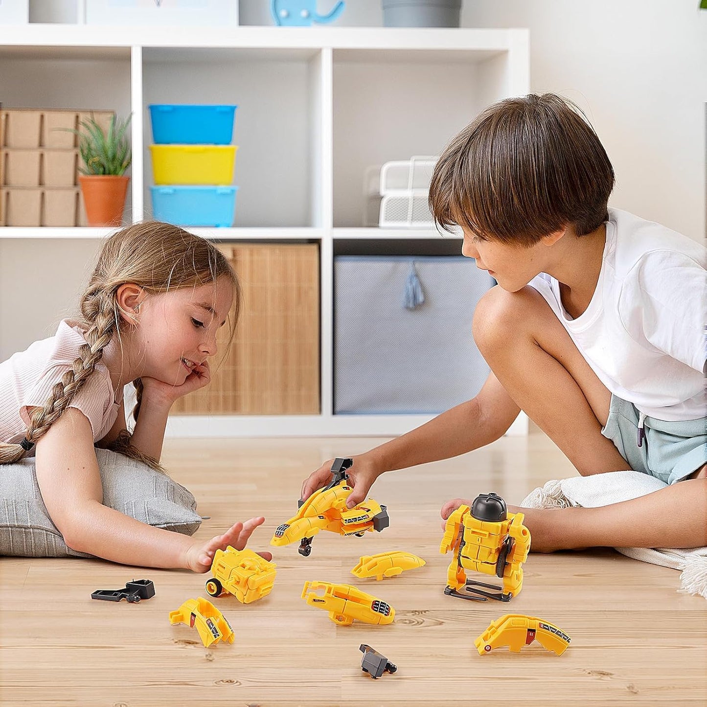 STEM Projects for Kids Ages 8-12 Solar Robot Kit 6-in-1 Space Toys for 10-Year-Old Boy Girl Gift Toys Science Kits Christmas Birthday Gifts for 8 9 10 11 12 Year Old, Yellow