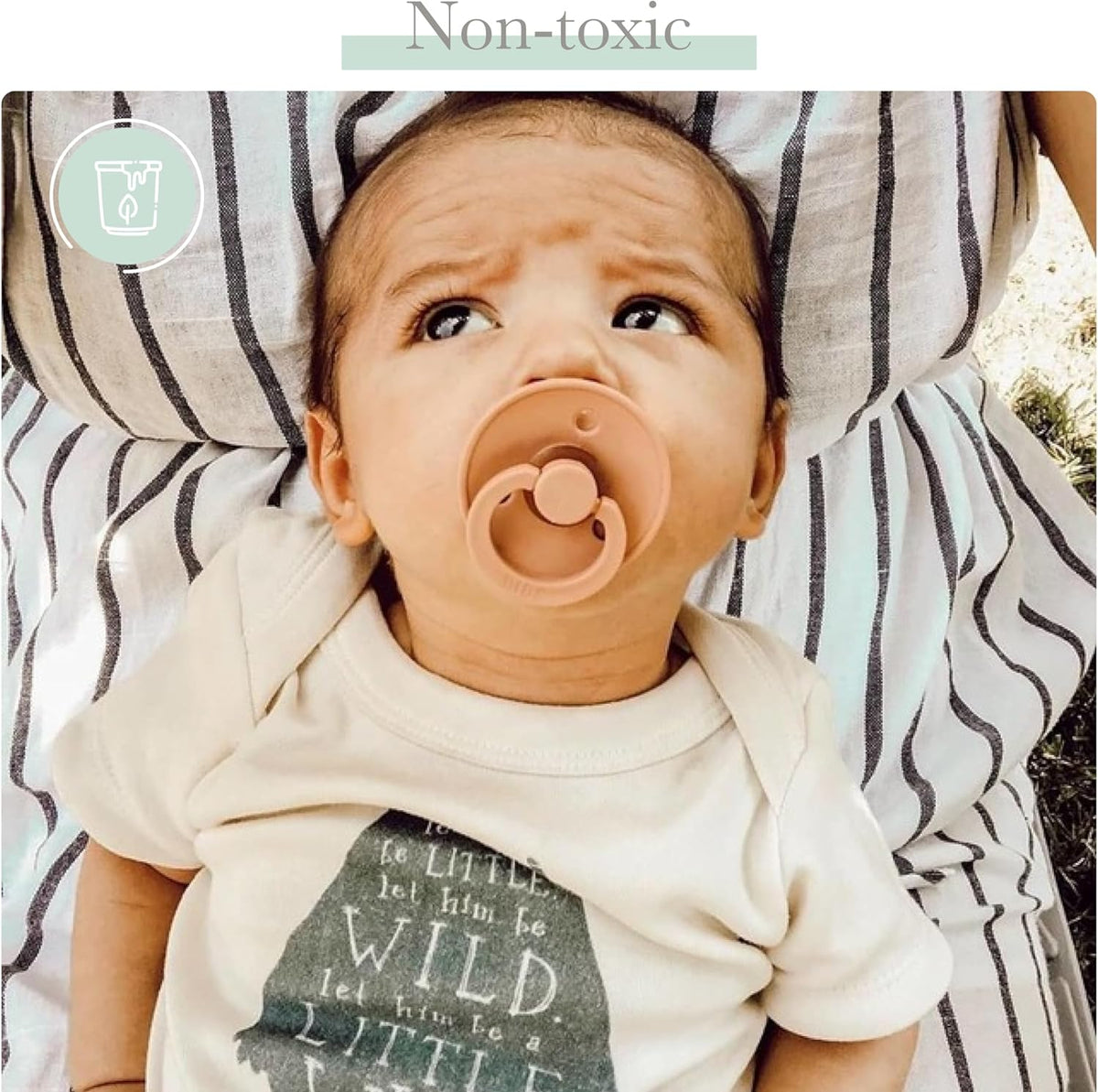 Finn + Emma Organic Cotton Graphic Baby Onesie - Gender Neutral Bodysuits for Babies 0-12 Months in Multiple Sizes and Styles