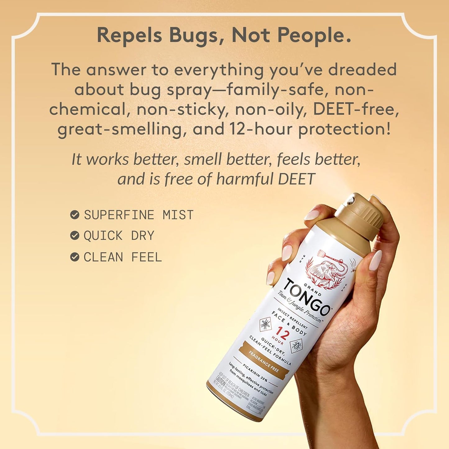Insect Repellent Variety Pack, 12-Hour Mosquito & Tick Protection, Picaridin-Based, Water-Based, Lightweight, Quick-Drying, DEET Alternative, Face & Body Use, 3 Pack