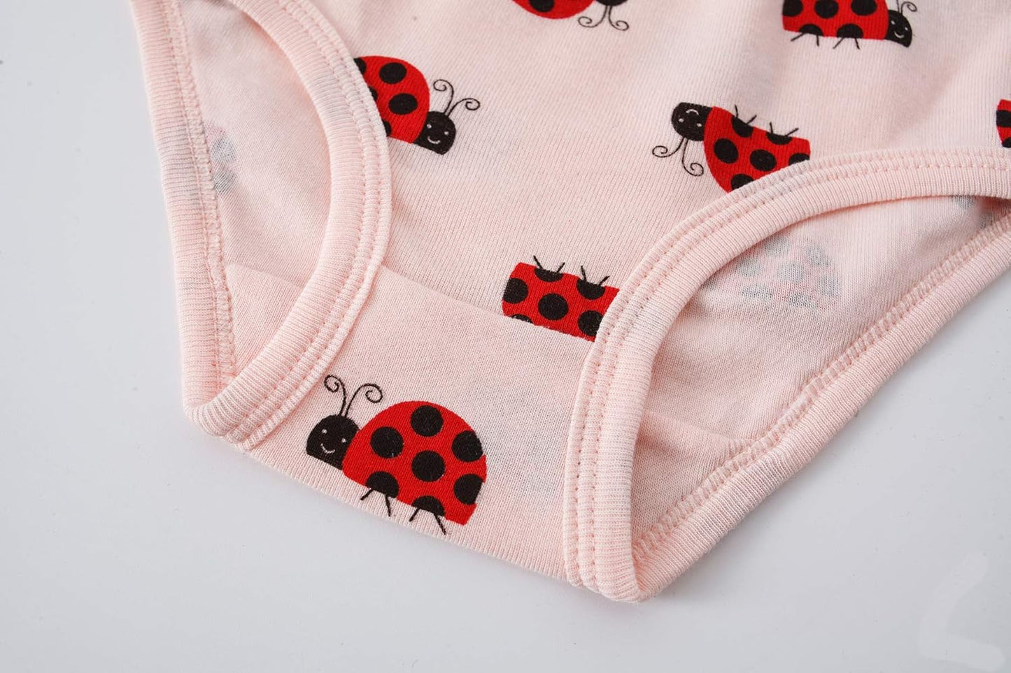 Cadidi Dinos Little Girls' Soft Cotton Underwear Kids Cool Breathable Comfort Panty Briefs Toddler Undies(Pack of 6)