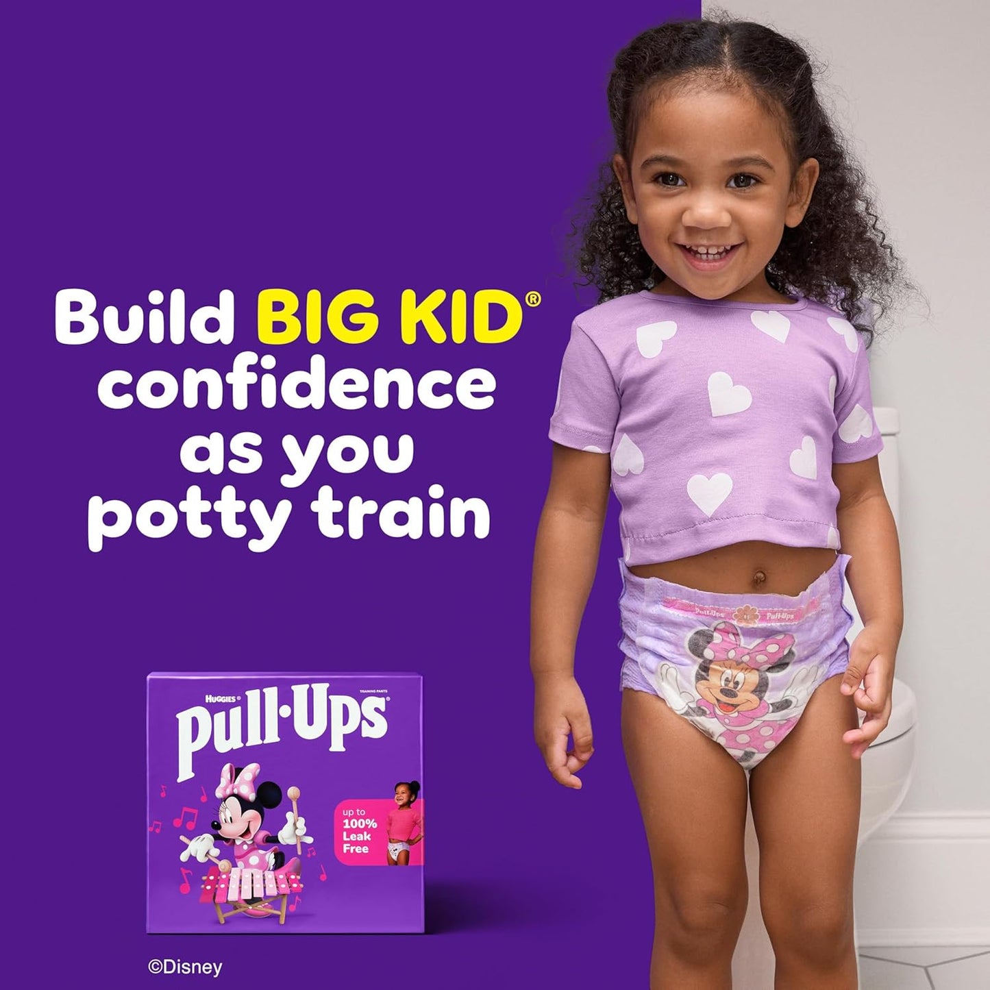 Pull-Ups Girls' Potty Training Pants, Size 3T-4T Training Underwear (32-40 lbs), 92 Count