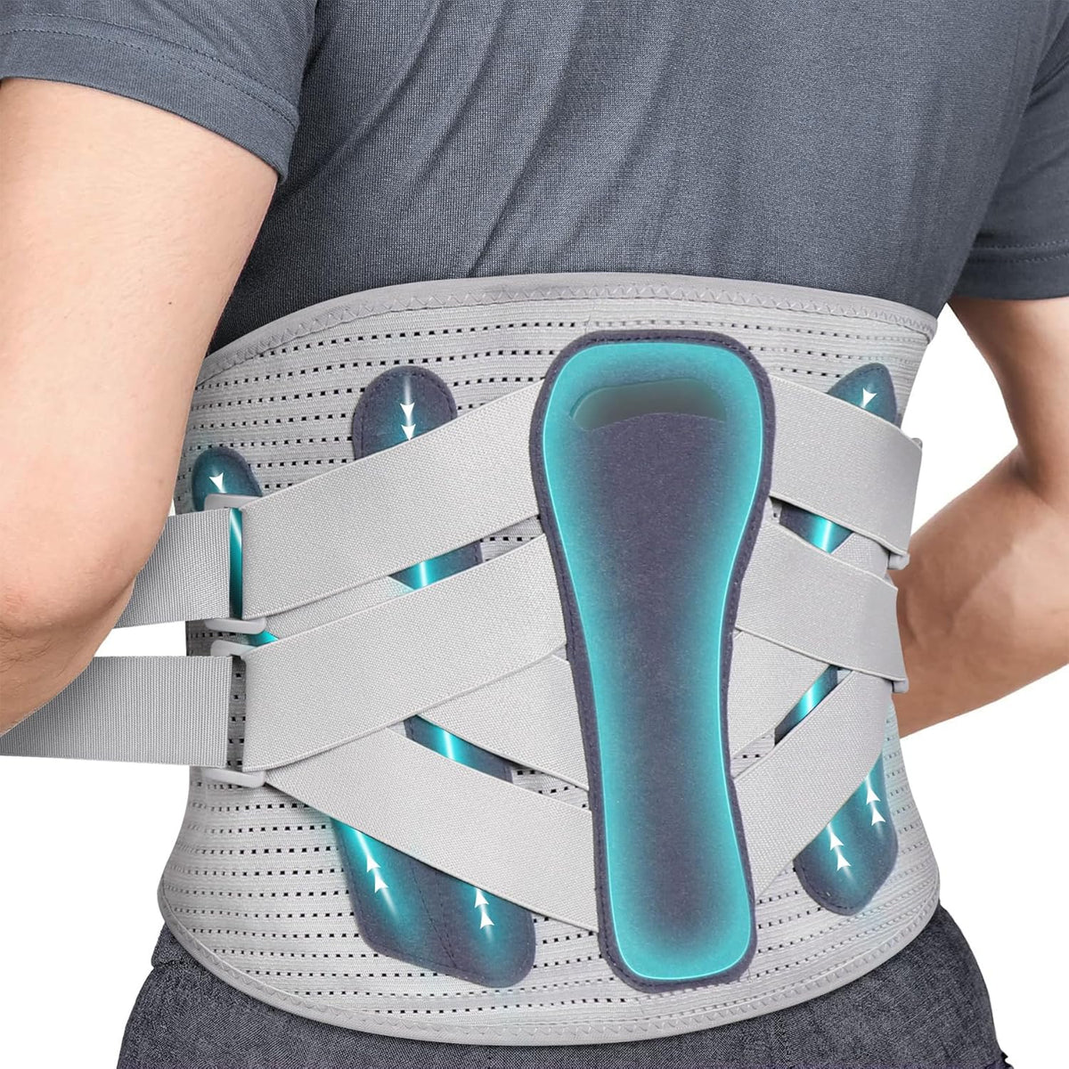 Elastic Abdominal Binder Lower Waist Support Belt, Post Surgery Postpartum Belly Band Wrap Back Support Belt Stomach Compression Wrap Waist Recovery for Men and Women (XXX-Large)