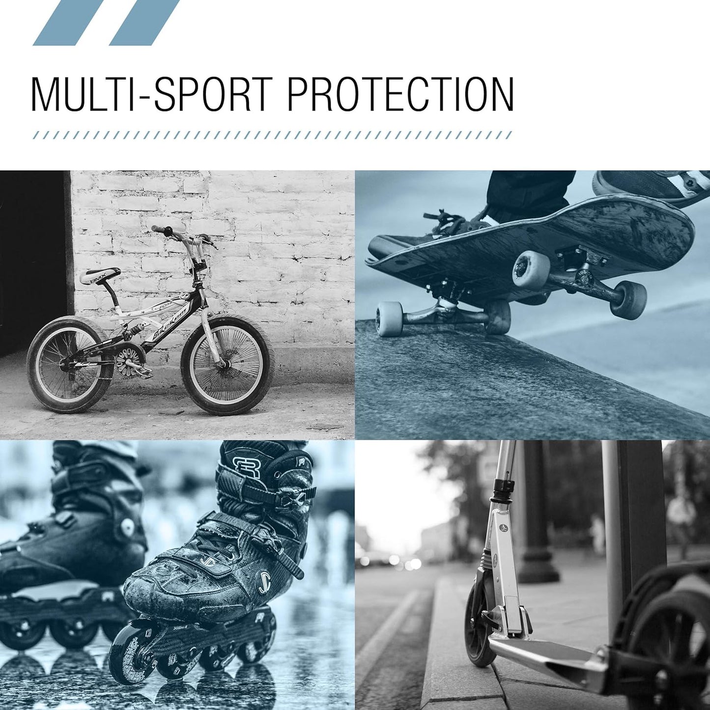 80Six Kids Multi-Sport Pad Set with Wristguards, Elbow Pads, and Knee Pads, Designed by Industry Leading Brand Triple 8